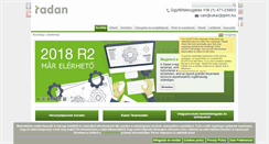 Desktop Screenshot of hu.radan.com