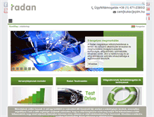 Tablet Screenshot of hu.radan.com